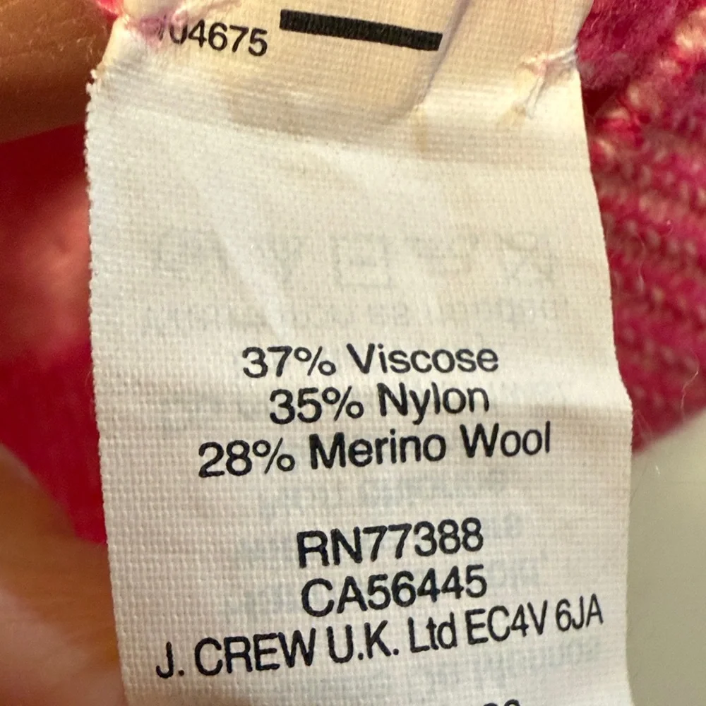 J. Crew Women's Pink Scoop Neck Sweater size M